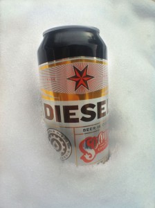 Disel in Snow